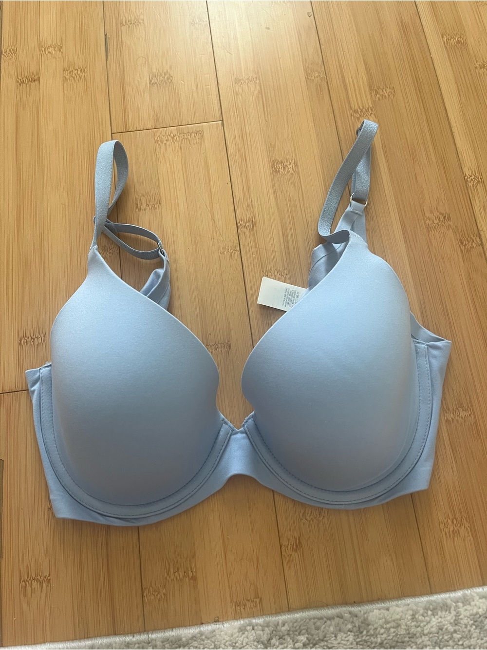 aerie Sunnie Light Blue Smooth T-Shirt Bra size 36C